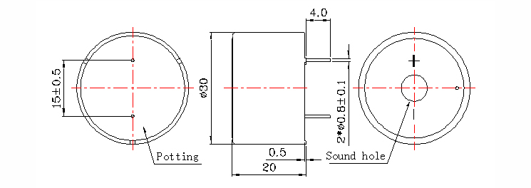 插針蜂鳴器FDK-300200F