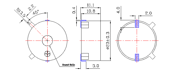 貼片蜂鳴器SMD-230110F